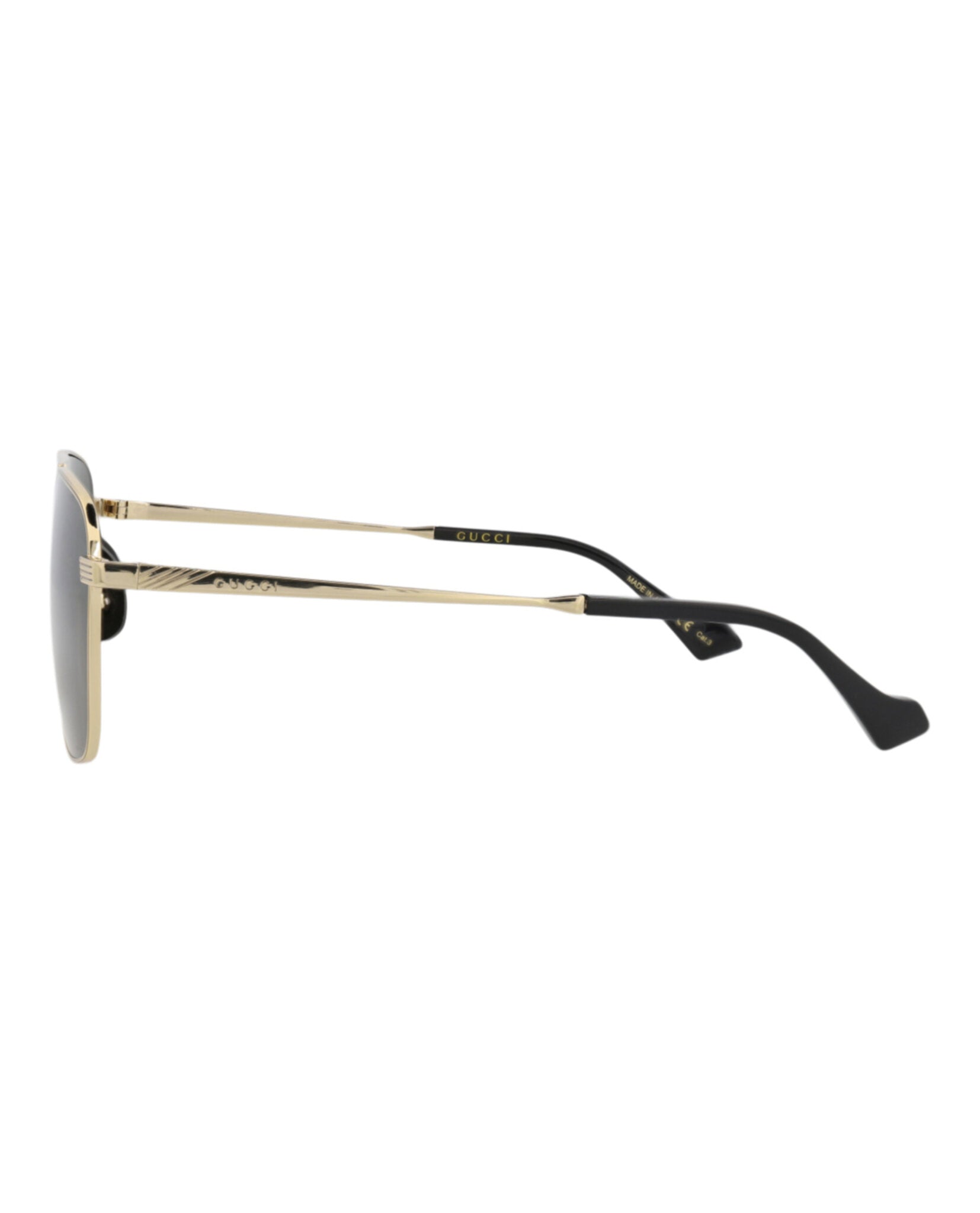 Gucci Mens Aviator Gold Gold Grey Fashion Designer Eyewear – Bluefly