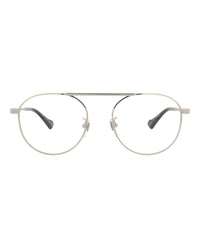 Gucci Mens Round/Oval Silver Silver Transparent Fashion Designer Eyewear
