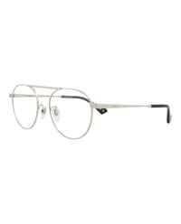Gucci Mens Round/Oval Silver Silver Transparent Fashion Designer Eyewear