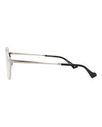 Gucci Mens Round/Oval Silver Silver Transparent Fashion Designer Eyewear