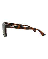Gucci Mens Square/Rectangle Havana Havana Green Fashion Designer Eyewear