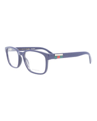 Gucci Gucci Mens Square/Rectangle Blue Blue Transparent Fashion Designer Eyewear
