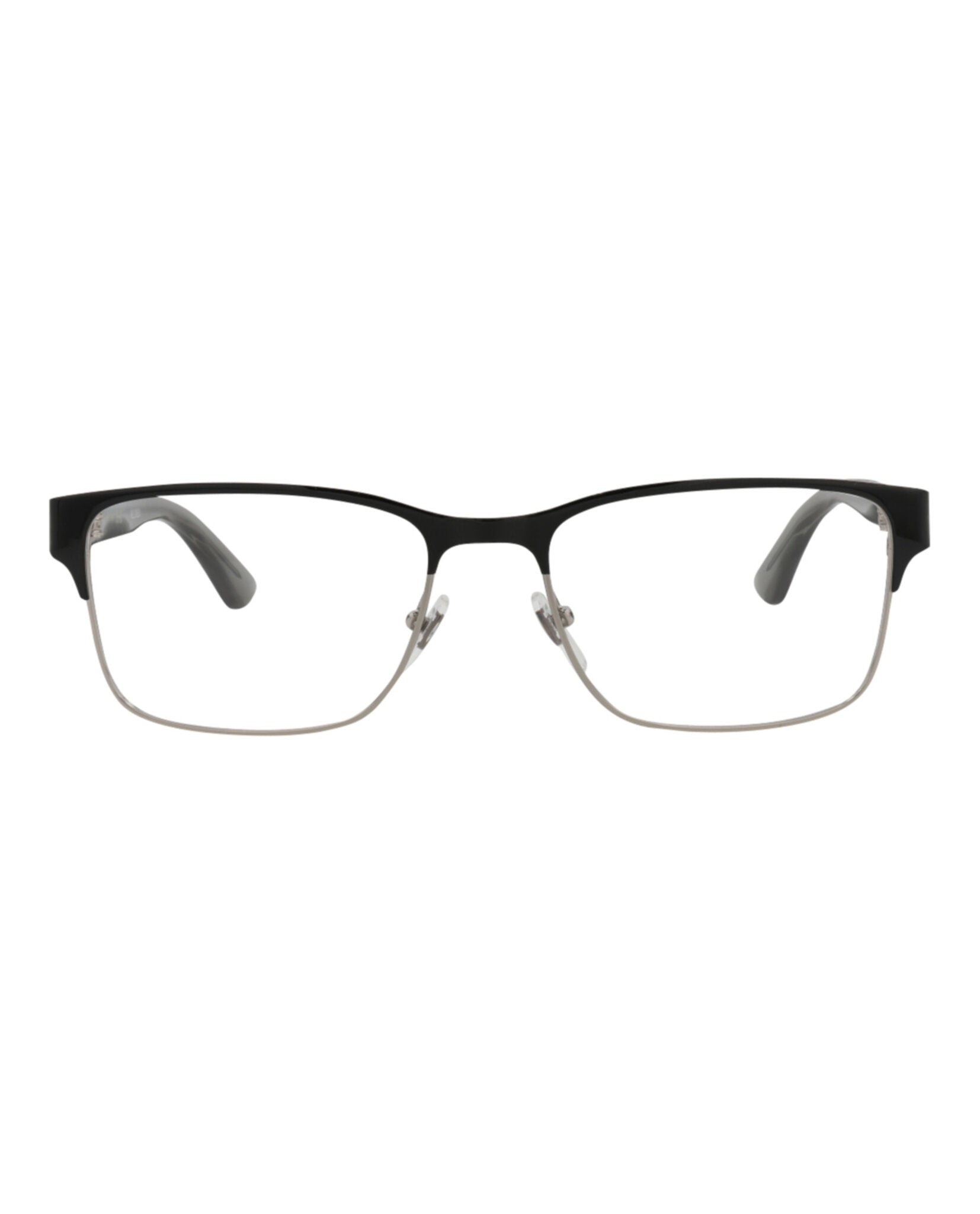 Gucci Gucci Mens Square/Rectangle Silver Grey Transparent Fashion Designer Eyewear