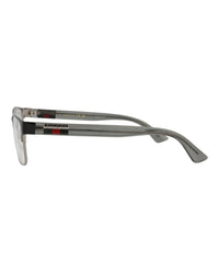 Gucci Gucci Mens Square/Rectangle Silver Grey Transparent Fashion Designer Eyewear