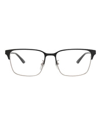 Gucci Gucci Mens Square/Rectangle Ruthenium Black Transparent Fashion Designer Eyewear