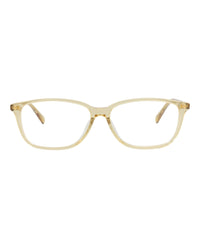 Gucci Gucci Womens Square/Rectangle Brown Brown Transparent Fashion Designer Eyewear