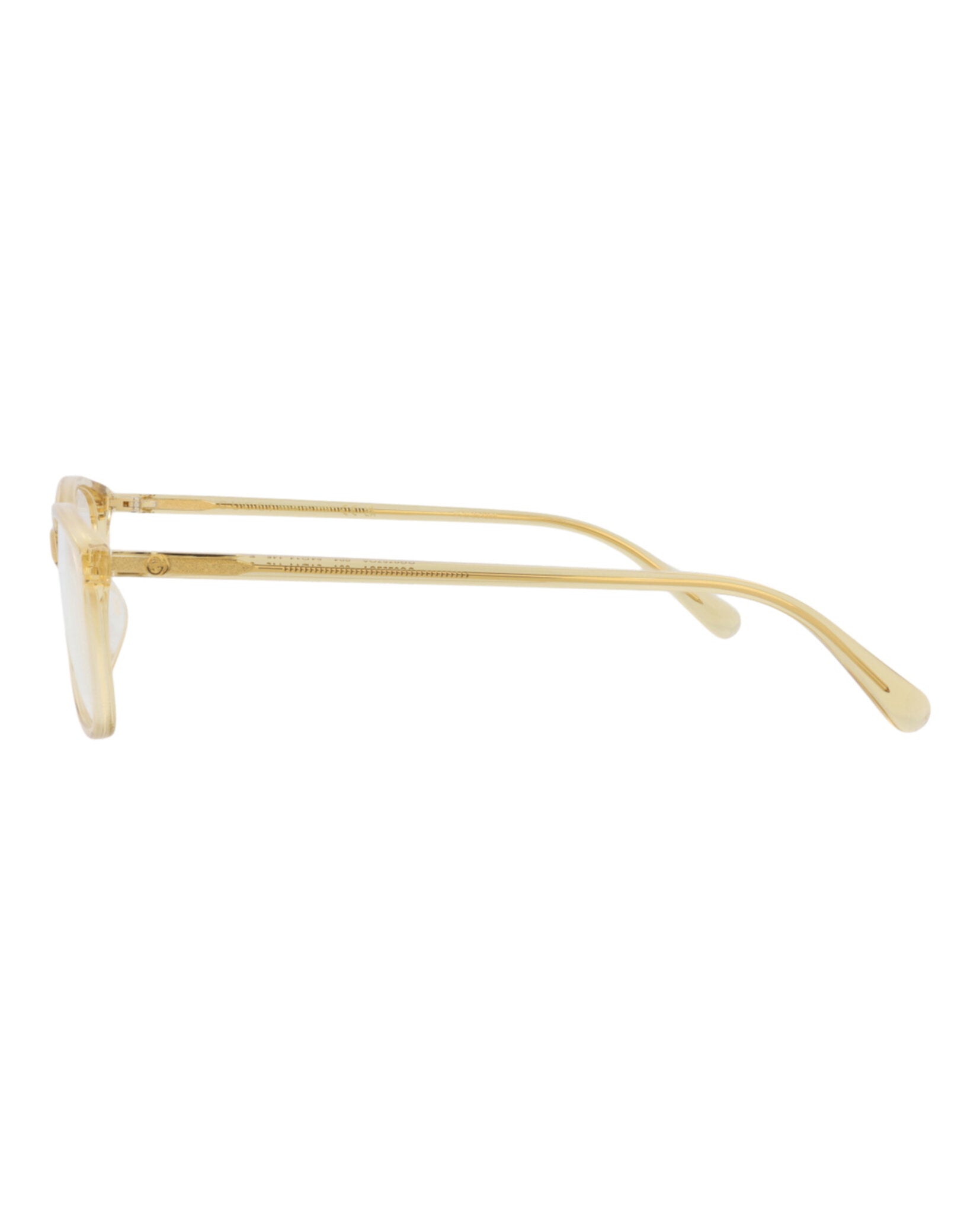 Gucci Gucci Womens Square/Rectangle Brown Brown Transparent Fashion Designer Eyewear