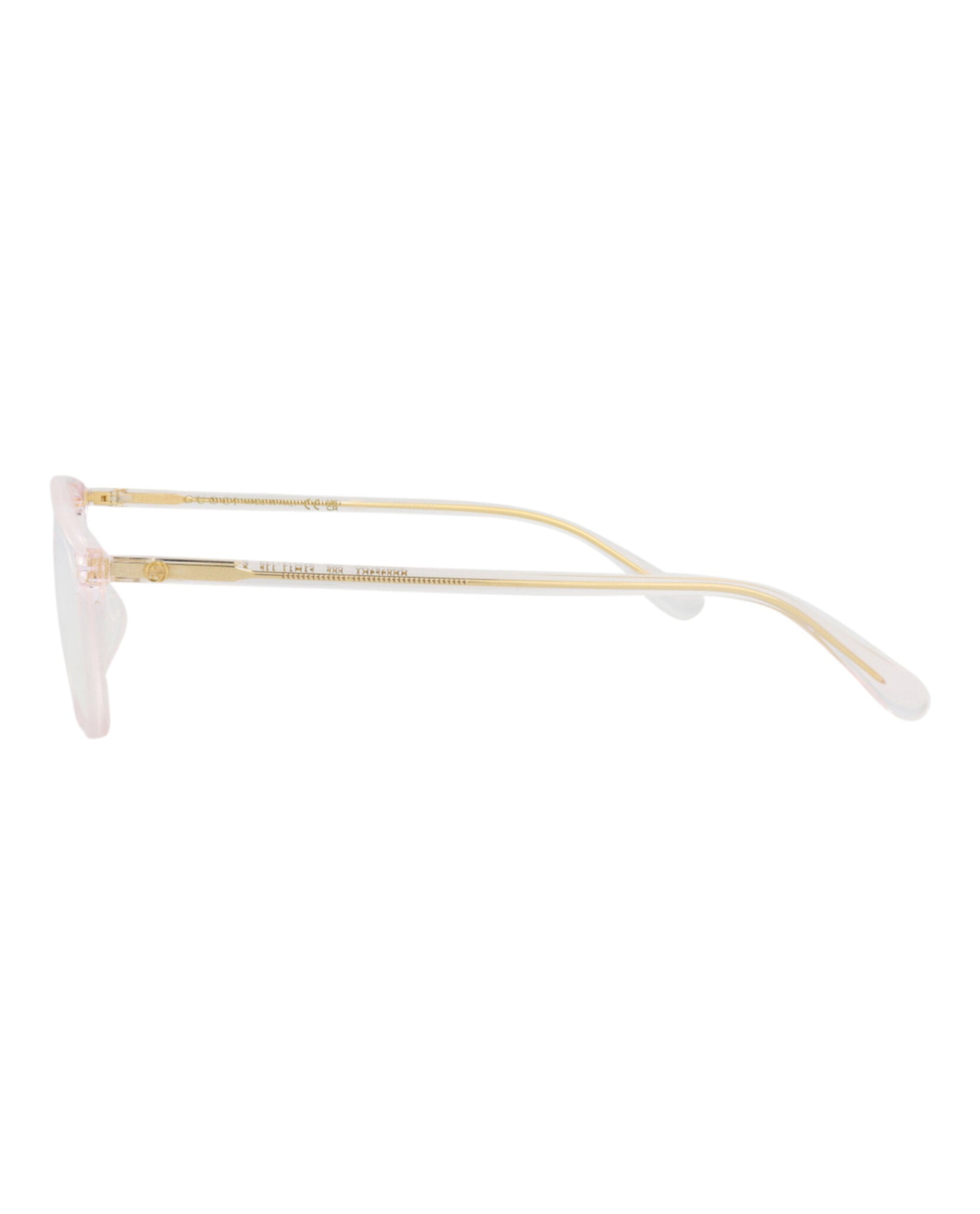 Gucci Gucci Womens Square/Rectangle Pink Pink Transparent Fashion Designer Eyewear