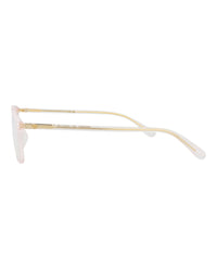 Gucci Gucci Womens Square/Rectangle Pink Pink Transparent Fashion Designer Eyewear