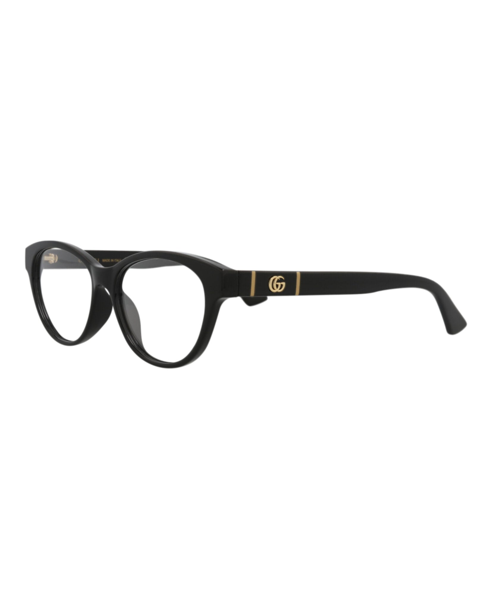 Gucci Gucci Womens Cat Eye Black Black Transparent Fashion Designer Eyewear