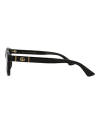 Gucci Gucci Womens Cat Eye Black Black Transparent Fashion Designer Eyewear