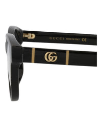 Gucci Gucci Womens Cat Eye Black Black Transparent Fashion Designer Eyewear