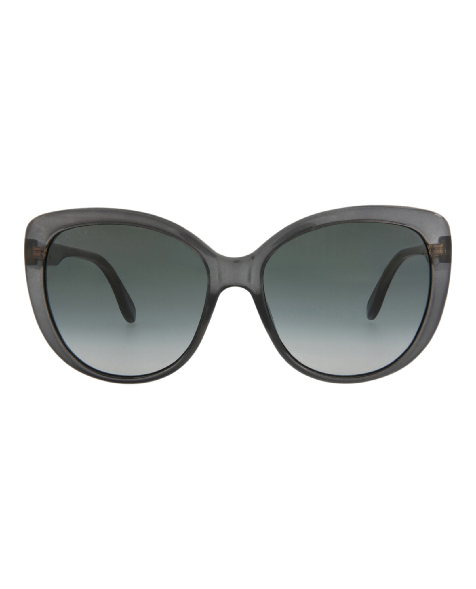 Gucci Womens Cat Eye Grey Grey Grey Fashion Designer Eyewear