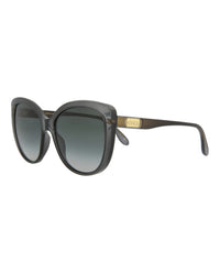 Gucci Womens Cat Eye Grey Grey Grey Fashion Designer Eyewear