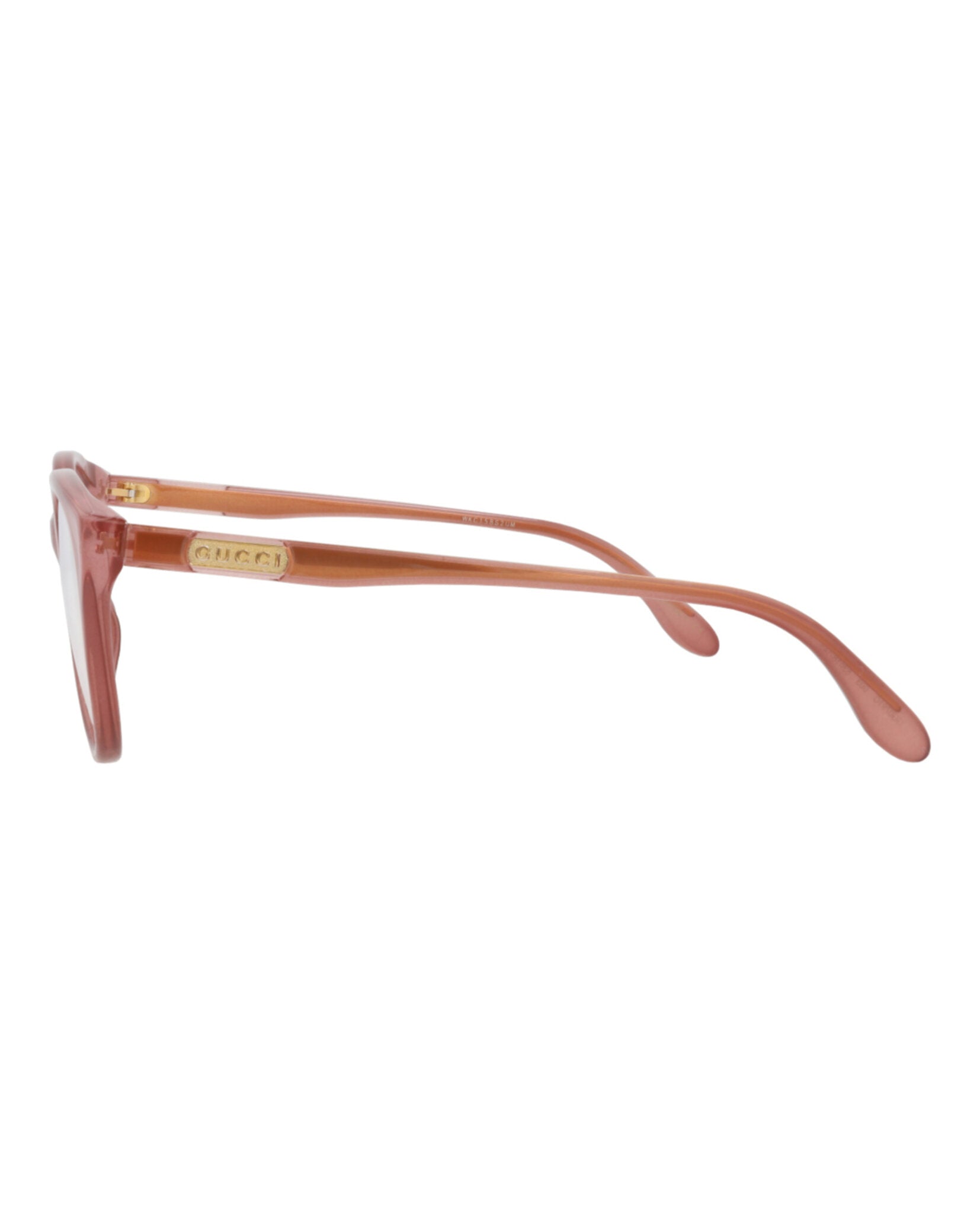 Gucci Gucci Womens Cat Eye Pink Pink Transparent Fashion Designer Eyewear