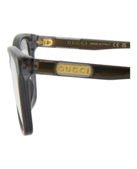 Gucci Gucci Womens Cat Eye Grey Grey Transparent Fashion Designer Eyewear
