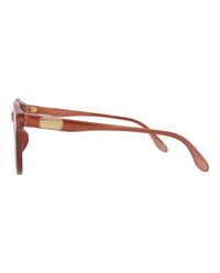 Gucci Gucci Womens Round/Oval Pink Pink Brown Fashion Designer Eyewear