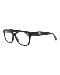 Gucci Gucci Womens Square/Rectangle Black Black Transparent Fashion Designer Eyewear