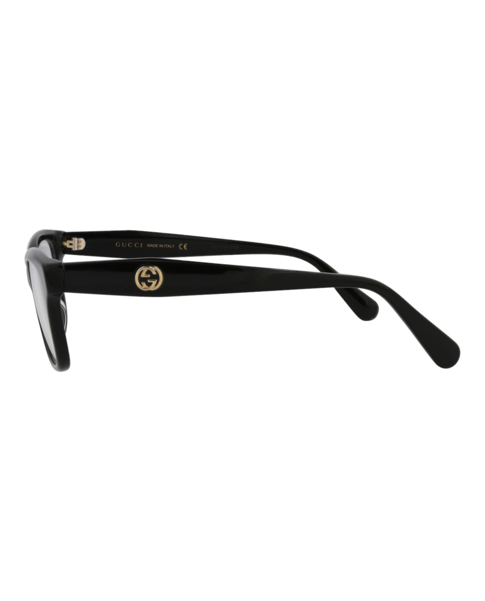 Gucci Gucci Womens Cat Eye Black Black Transparent Fashion Designer Eyewear