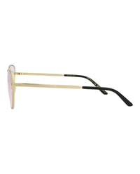 Gucci Gucci Womens Cat Eye Gold Gold Pink Fashion Designer Eyewear