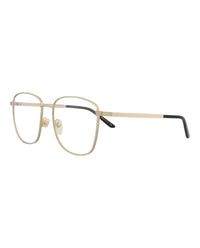 Gucci Gucci Womens Square/Rectangle Gold Ivory Transparent Fashion Designer Eyewear