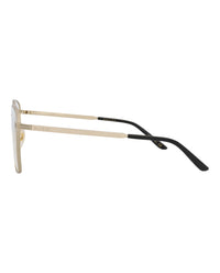 Gucci Gucci Womens Square/Rectangle Gold Ivory Transparent Fashion Designer Eyewear