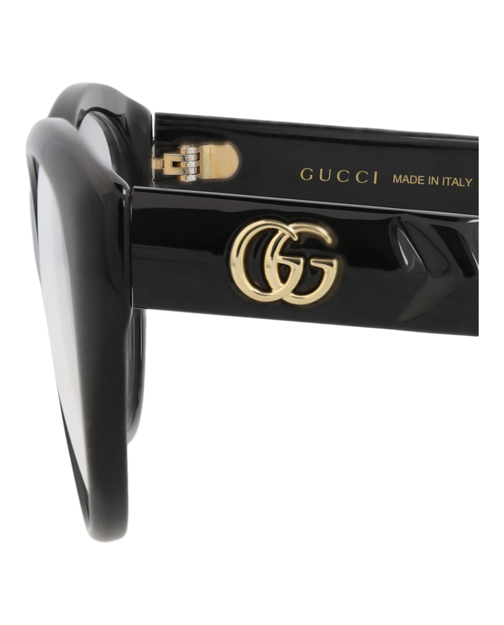 Gucci Gucci Womens Cat Eye Black Black Transparent Fashion Designer Eyewear
