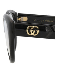 Gucci Gucci Womens Cat Eye Black Black Transparent Fashion Designer Eyewear