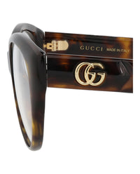 Gucci Gucci Womens Cat Eye Havana Havana Transparent Fashion Designer Eyewear