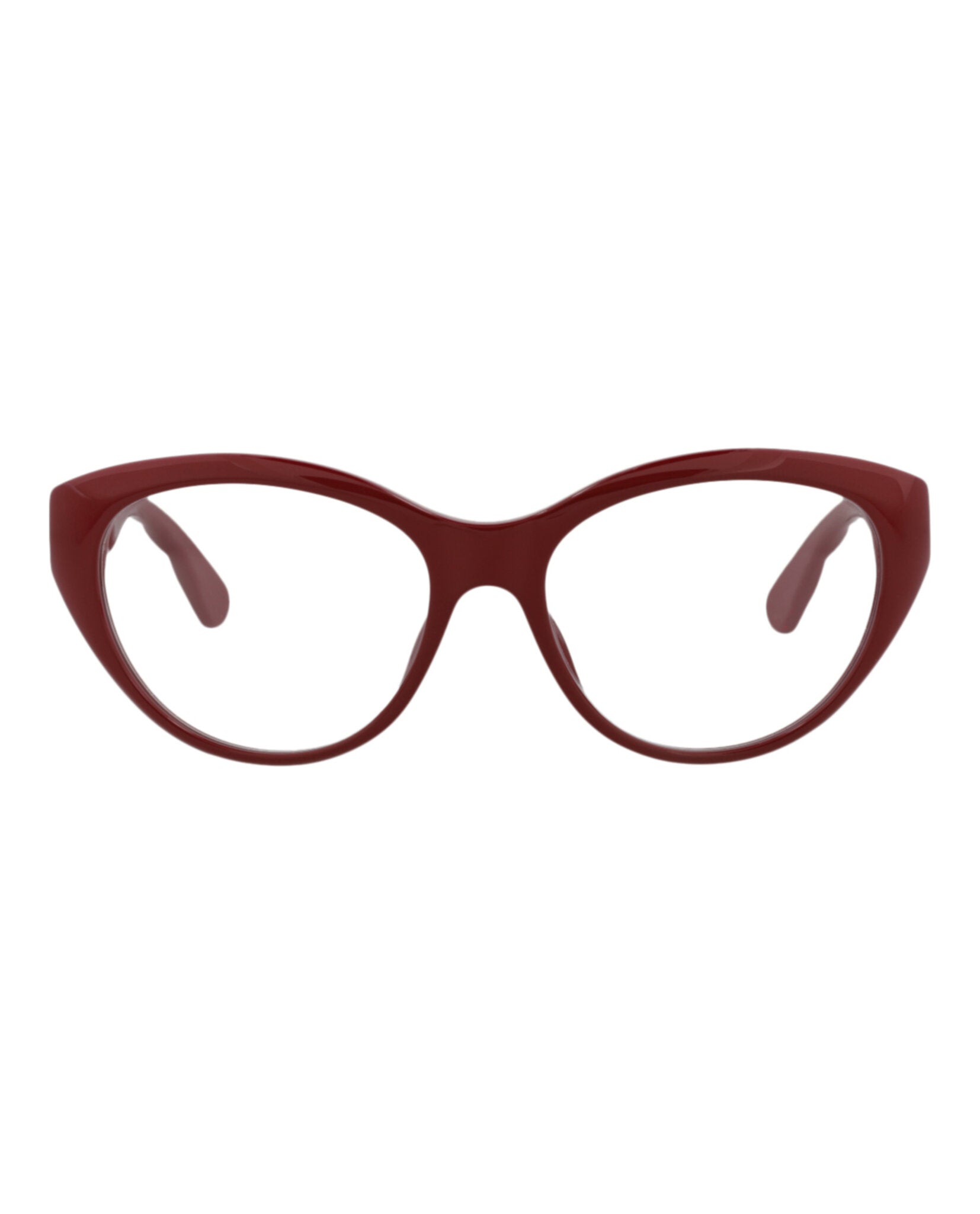 Gucci Womens Cat Eye Burgundy Burgundy Transparent Fashion Designer Eyewear