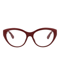 Gucci Womens Cat Eye Burgundy Burgundy Transparent Fashion Designer Eyewear