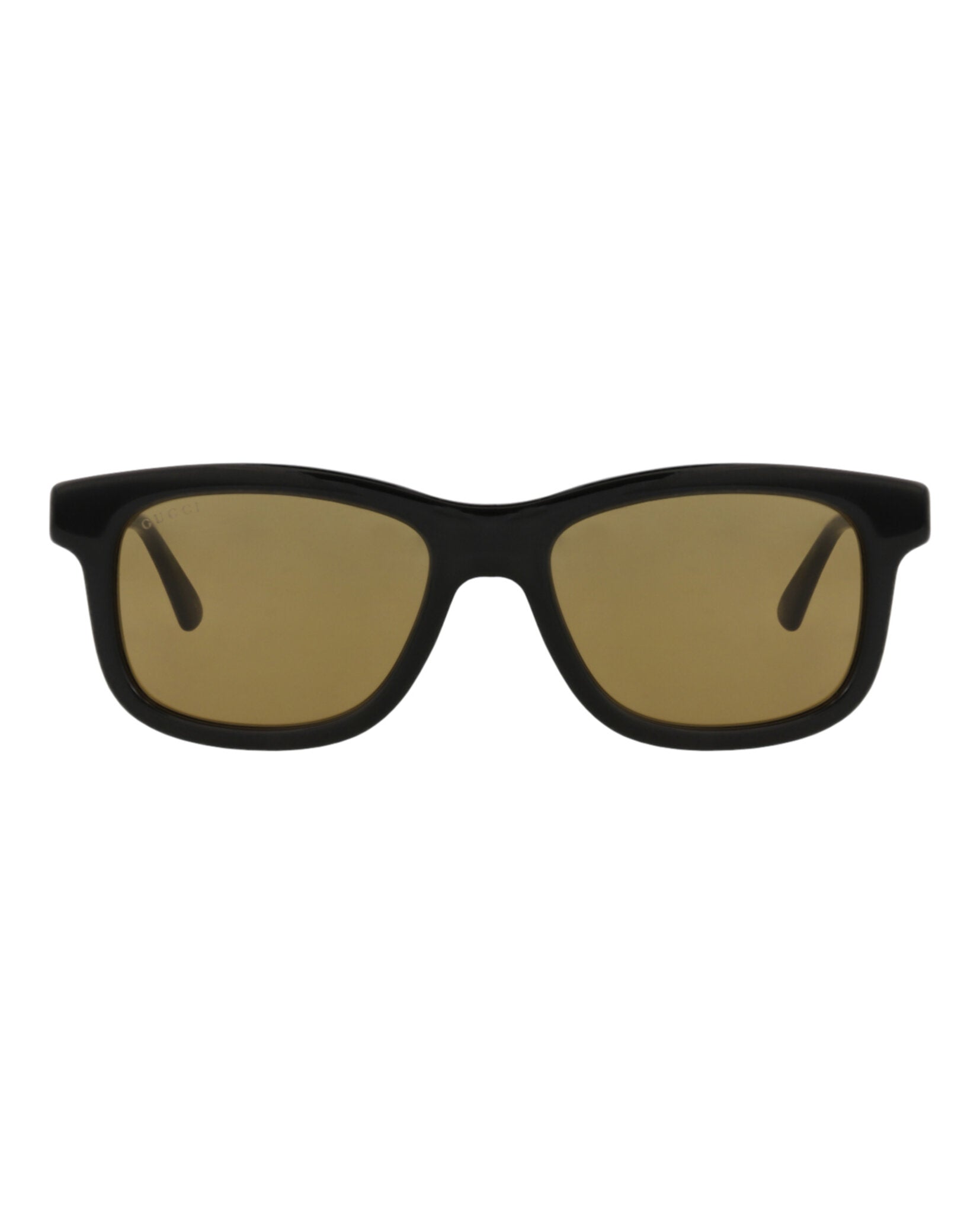 Gucci Gucci Mens Square/Rectangle Black Black Brown Fashion Designer Eyewear