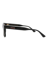 Gucci Gucci Mens Square/Rectangle Black Black Brown Fashion Designer Eyewear