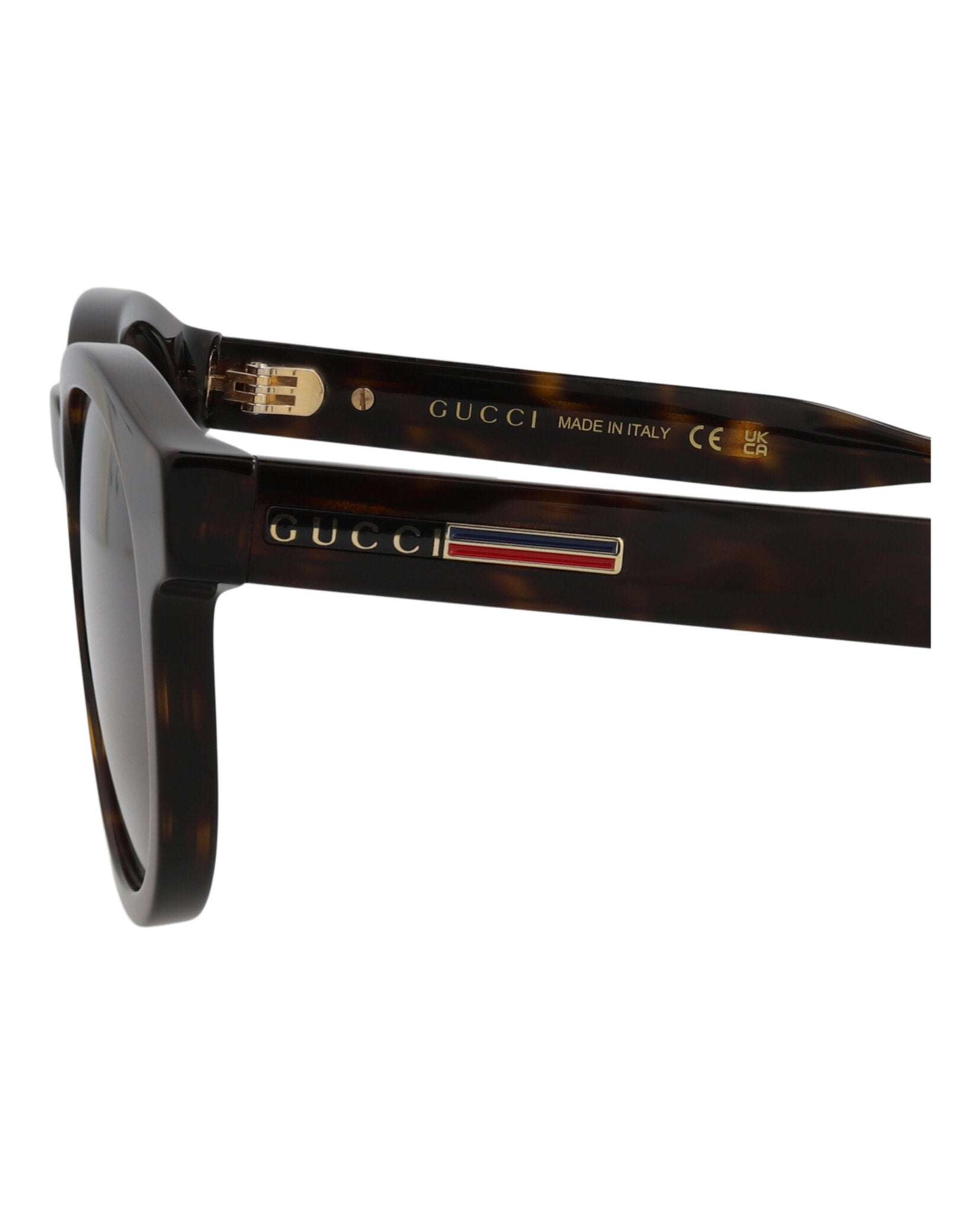 Gucci Mens Round/Oval Havana Havana Brown Fashion Designer Eyewear