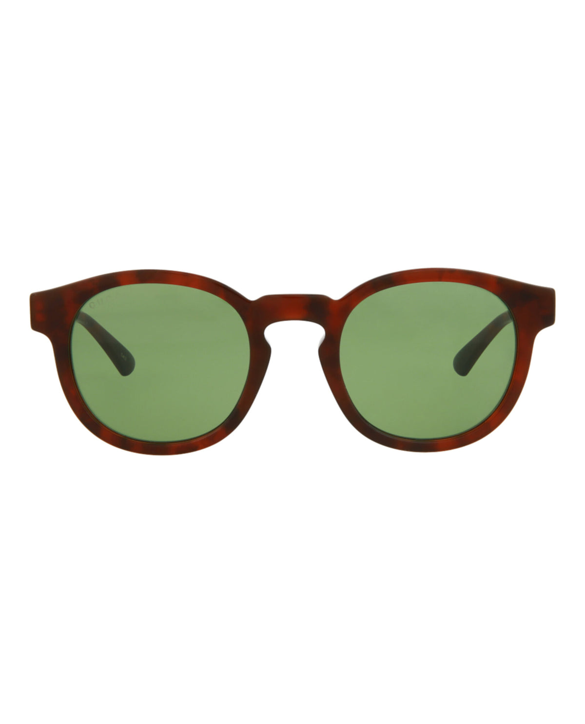 Gucci Mens Round/Oval Havana Havana Green Fashion Designer Eyewear
