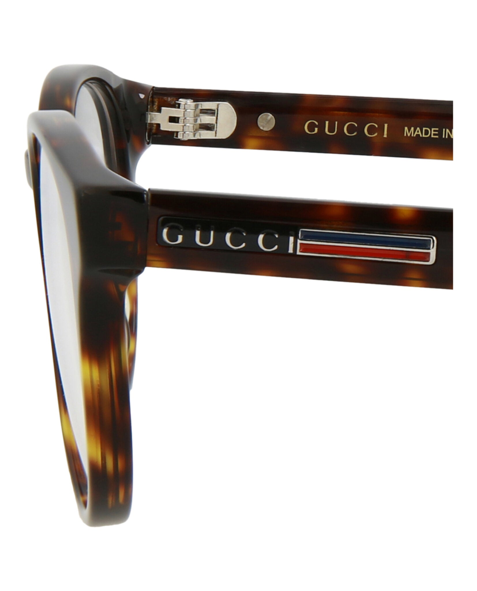 Gucci Unisex Round/Oval Havana Havana Transparent Fashion Designer Eyewear