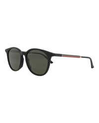 Gucci Gucci Mens Round/Oval Black Ruthenium Grey Fashion Designer Eyewear