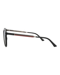 Gucci Gucci Mens Round/Oval Black Ruthenium Grey Fashion Designer Eyewear