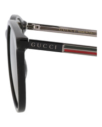 Gucci Gucci Mens Round/Oval Black Ruthenium Grey Fashion Designer Eyewear