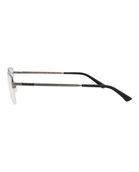Gucci Gucci Mens Square/Rectangle Ruthenium Ruthenium Transparent Fashion Designer Eyewear