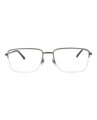 Gucci Mens Square/Rectangle Ruthenium Ruthenium Transparent Fashion Designer Eyewear