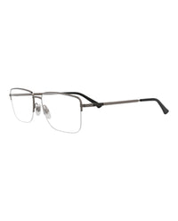 Gucci Mens Square/Rectangle Ruthenium Ruthenium Transparent Fashion Designer Eyewear