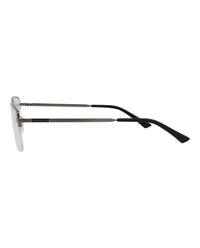 Gucci Mens Square/Rectangle Ruthenium Ruthenium Transparent Fashion Designer Eyewear