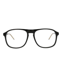 Gucci Mens Aviator Black Black Transparent Fashion Designer Eyewear