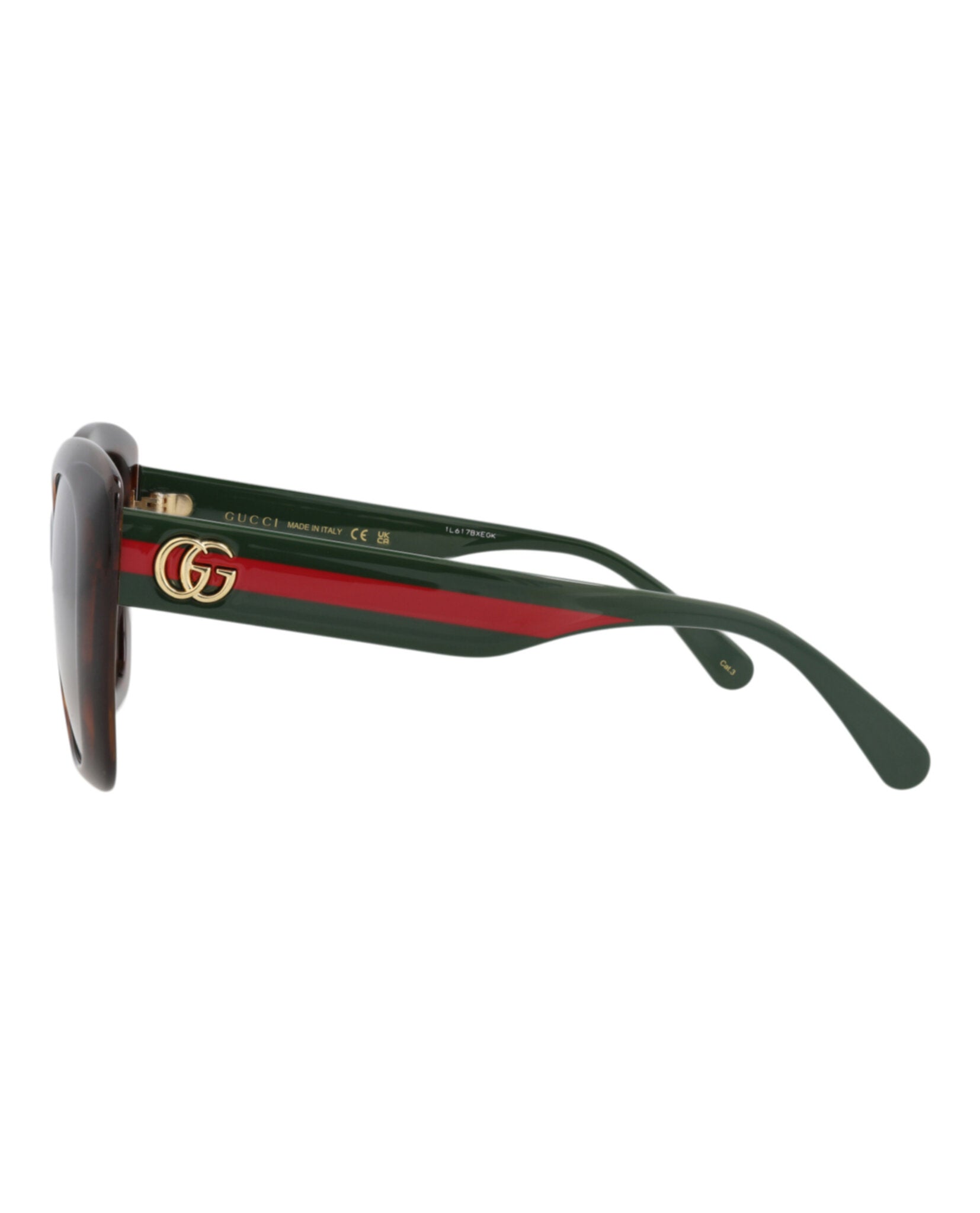 Gucci Gucci Womens Cat Eye Havana Green Brown Fashion Designer Eyewear