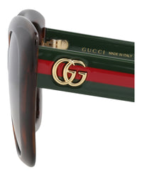 Gucci Gucci Womens Cat Eye Havana Green Brown Fashion Designer Eyewear