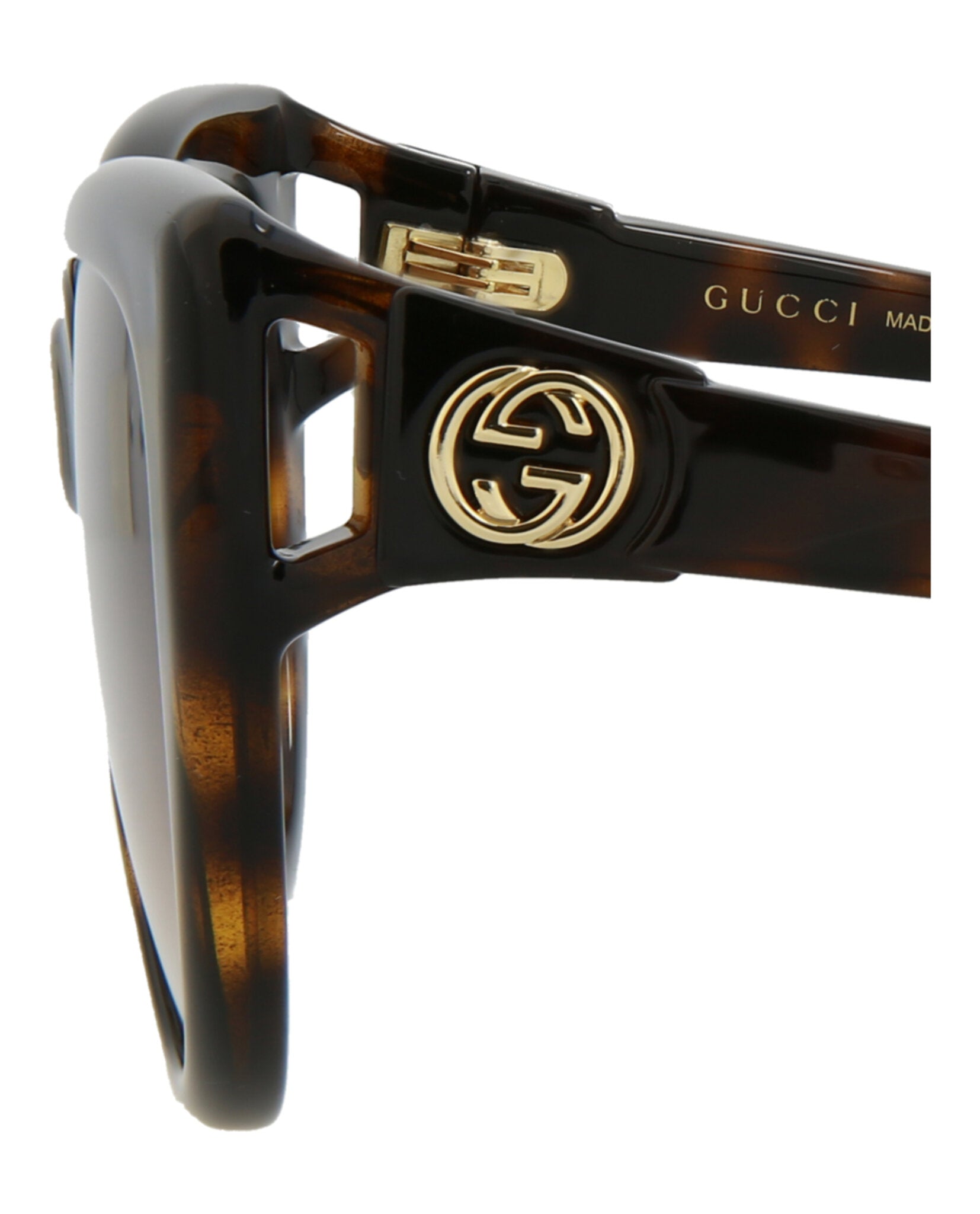Gucci Womens Cat Eye Havana Havana Brown Fashion Designer Eyewear