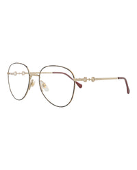 Gucci Gucci Womens Cat Eye Havana Gold Transparent Fashion Designer Eyewear