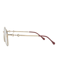 Gucci Gucci Womens Cat Eye Havana Gold Transparent Fashion Designer Eyewear