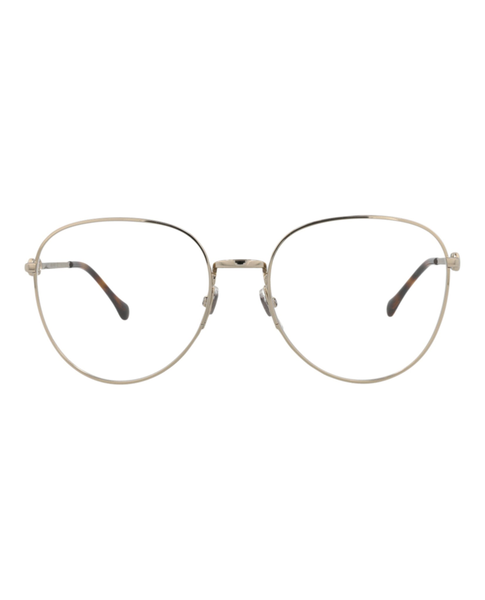 Gucci Gucci Womens Cat Eye Gold Gold Transparent Fashion Designer Eyewear